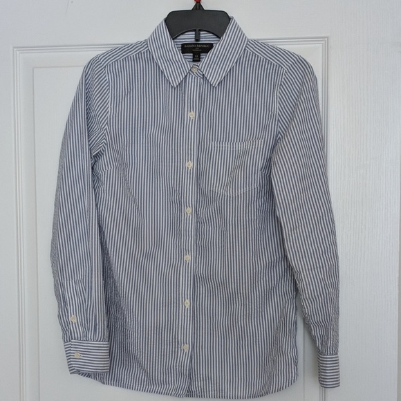 Banana Republic Tops - Banana Republic Seersucker Shirt